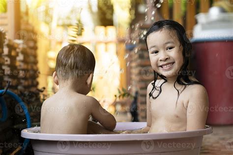 Sister Taking A Shower